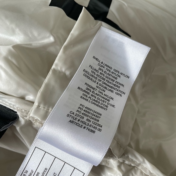 Aritzia tna super puff jacket xxxs gloss birch/white - Picture 4 of 9